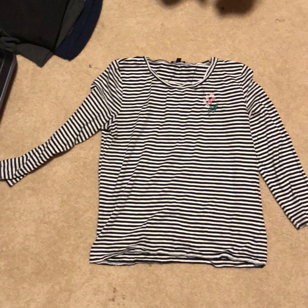 jcrew stripped tee